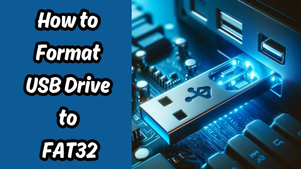 How to Format USB Drive to FAT32